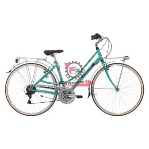 130.9227588 BICI PERLA 28 DONNA 21V VERDE PERLA