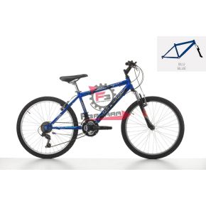 130.9390580 BICI SNAKE 24 MTB UOMO 18V BLU