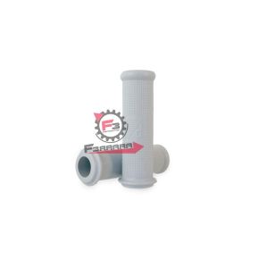 COPPIA MANOPOLE VESPA 50 R D.24 GRIGIE PIAGGIO 028151+028152 VESPA VMA-VNB 1-2/150 VBA