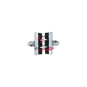 PATTINI FRENO BICI SPORT 40MM (CP) OLANDA DENTELLATO