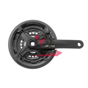 GUARNITURA MTB 8/7V 42/34/24 OMG CON PARACATENA ALLUMINIO