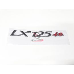 TARGHETTA -LX 125 IE-