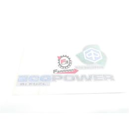 B004618 TARGHETTA ECO POWER DX PORTER