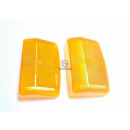 COPPIA VETRI FRECCE ANTERIORI APE TM P50 - FL -FL2 50 SIEM PIAGGIO 196338 + 215059