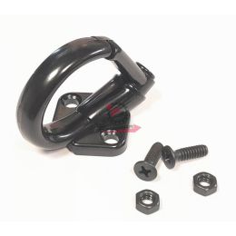 GANCIO PORTA BORSA VESPA 50 - 90 -125 PRIMAVERA - ET3 ALLUMINIO NERO 057468