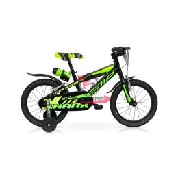BICI MTB UOMO 16 SHARK 1 VELOCITA' NERO-VERDE