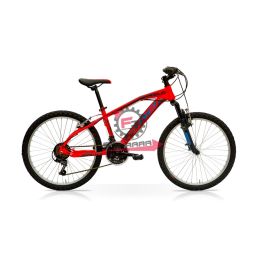 BICI MTB UOMO 24 MUD 18 VELOCITA' NERO-ROSSO