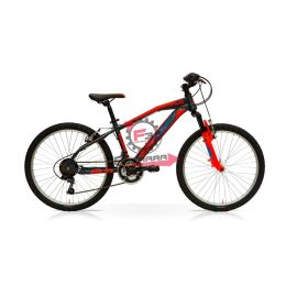 BICI MTB UOMO 24 MUD 18 VELOCITA' TITANIO-ARANCIO