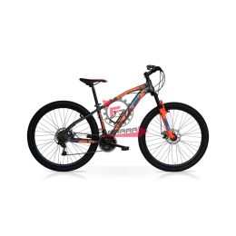 BICI MTB UOMO 27,5 MUD 21 VELOCITA' MISURA 43 TITANIO-ARANCIO