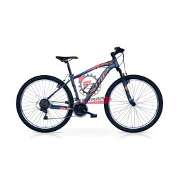 BICI MTB UOMO 27,5 MUD 21 VELOCITA' MISURA 48 TITANIO-ARANCIO