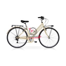 BICI CTB DONNA 28 COUNTRY 6 VELOCITA' MISURA 43 AVORIO