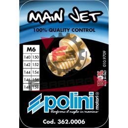 SET 10 GETTI 6MM 140-158 POLINI