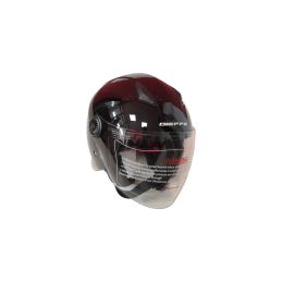 CASCO JET DIEFFE NERO LUCIDO MIS.L  59 CM