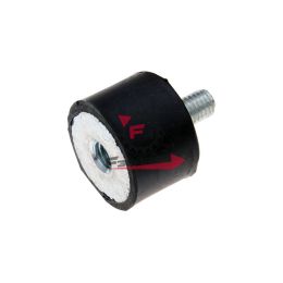 2140004 SUPPORTO ANTIVIBRANTE M8 M/F POLINI