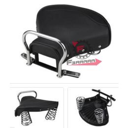 278VL624 SELLA POSTERIONE MONOPOSTO NERA