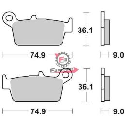 701.6561210 PASTIGLIE FD0192 121HF PEUGEOT SBS