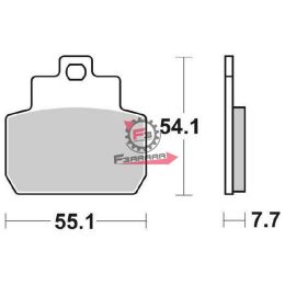 701.6561910 PASTIGLIE POSTERIORE BEVERLY 500