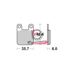 701.6565591 PASTIGLIE FD0142 PEUGEOT-DERBI