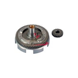 CAMPANA FRIZIONE VESPA 50/125 22/63 DENTI ELICOIDALI ACCIAIO POLINI