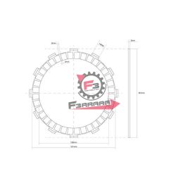 701.741115 DISCO FRIZIONE GUARNITO GIAPPONE OEM