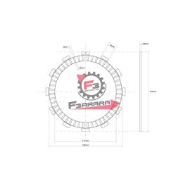 701.741137 DISCO FRIZIONE GUARNITO GIAPPONE OEM