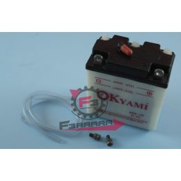 201.E07008 BATTERIA 6N6-3B OKYAMI (99X57X111)