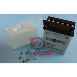 201.E07092 BATTERIA YB12AL-A2 CON ACIDO OKYAMI