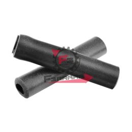 COPPIA MANOPOLE VELO SILICONE NERO