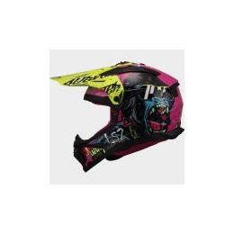 CASCO LS2 MX708 FAST II GORILLA -XL- VIOLA GIALLO H-V
