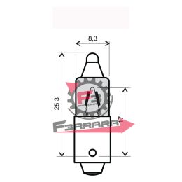 LAMPADA 12V 23W MICRO X MINIFRECCE