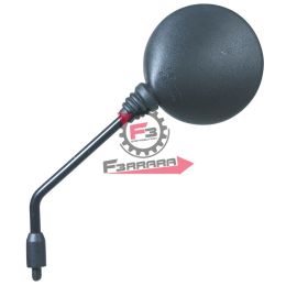 SPECCHIO SX VESPA ASTA CORTA NERO