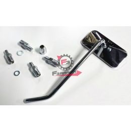 SPECCHIO DX MOTO UNIVERSALE CROMATO