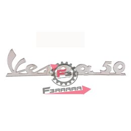 653.142720240 TARGHETTA -VESPA 50- SCUDO ANTERIORE