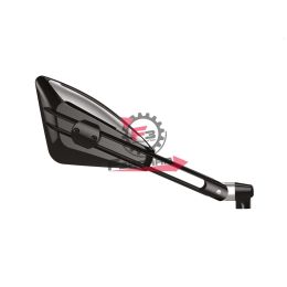 258.7202 SPECCHIO DX VIPER 2 ALLUMINIO NERO