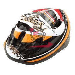 002200205 CASCO RAGAZZO RACING ARANCIO M 48-54
