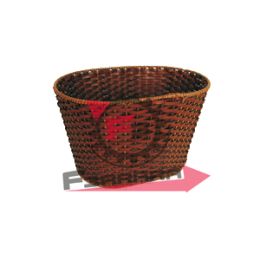 457.307800365 CESTINO ANTERIORE OVALE MARRONE