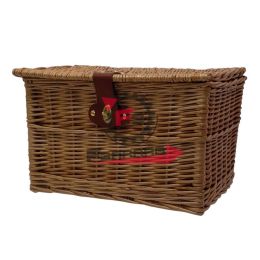 457.307800510 CESTINO VIMINI CON COPERCHIO MARRONE