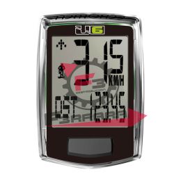 457.304351010 CICLOCOMPUTER U6 CON FILO NERO