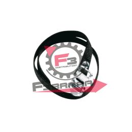 CINGHIETTE CORSA TESSUTO NERO (CP)