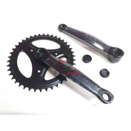 305850080 GUARNITURA PEDIVELLA BICI OLANDA 42X170 ACCIAIO