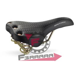 061.035 SELLA BRITISH NERA CON RIVETTI