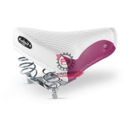 1750BRS SELLA EXPORT CON MOLLE BIANCO/ROSA