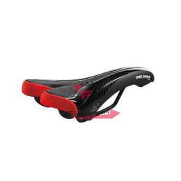 3100RO SELLA MTB ONE SHOT NERO/ROSSO