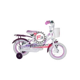 458.RM2D1200018BI BICI TAYLOR 12 BIMBA BIANCO/ROSA