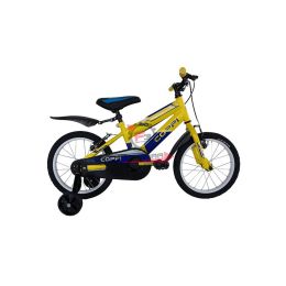 458.RMU1600023GV BICI ARGO 16 UOMO GRIGIO/VERDE COPPI