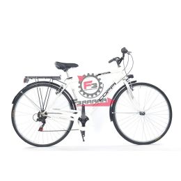 458.RMU28206CDF51BI BICI BEVERLY 28 UOMO 6V BIANCO/NERO
