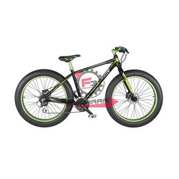 458.XZFB26724D BICI FATBIKE 26 KING 24V. NERO/VERDE