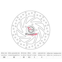 501.DF4038A DISCO FRENO ANT. DF4038A NEWFREN