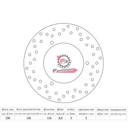 501.DF4045A DISCO FRENO MAJESTY 250 NEWFREN