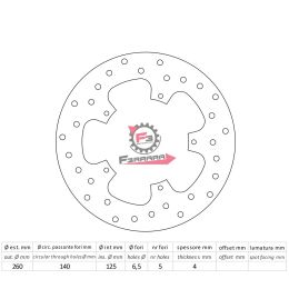 501.DF4056A DISCO FRENO ANT. BEVERLY/X9 500 01>